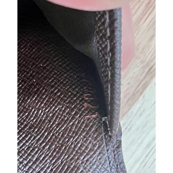 LOUIS VUITTON Tresor Etui Papier Trifold Wallet Damier Leather - Picture 11 of 14